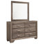 Commode 6 tiroirs avec miroir Holmgren