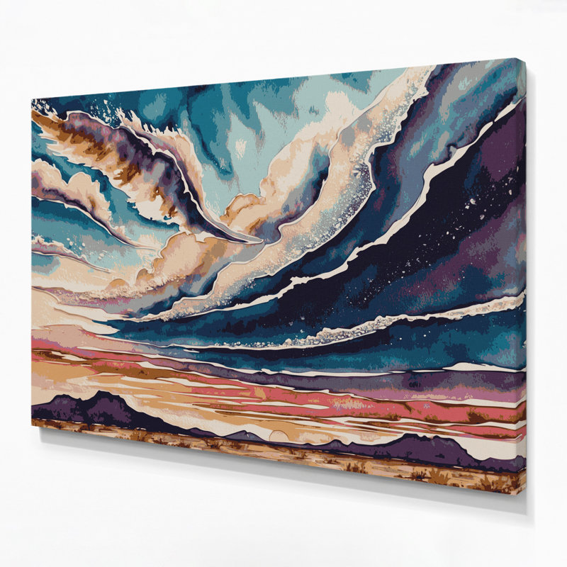 Art mural sur toile beige du sud-ouest, paysages du sud-ouest 134, H 20 po x l 24 po