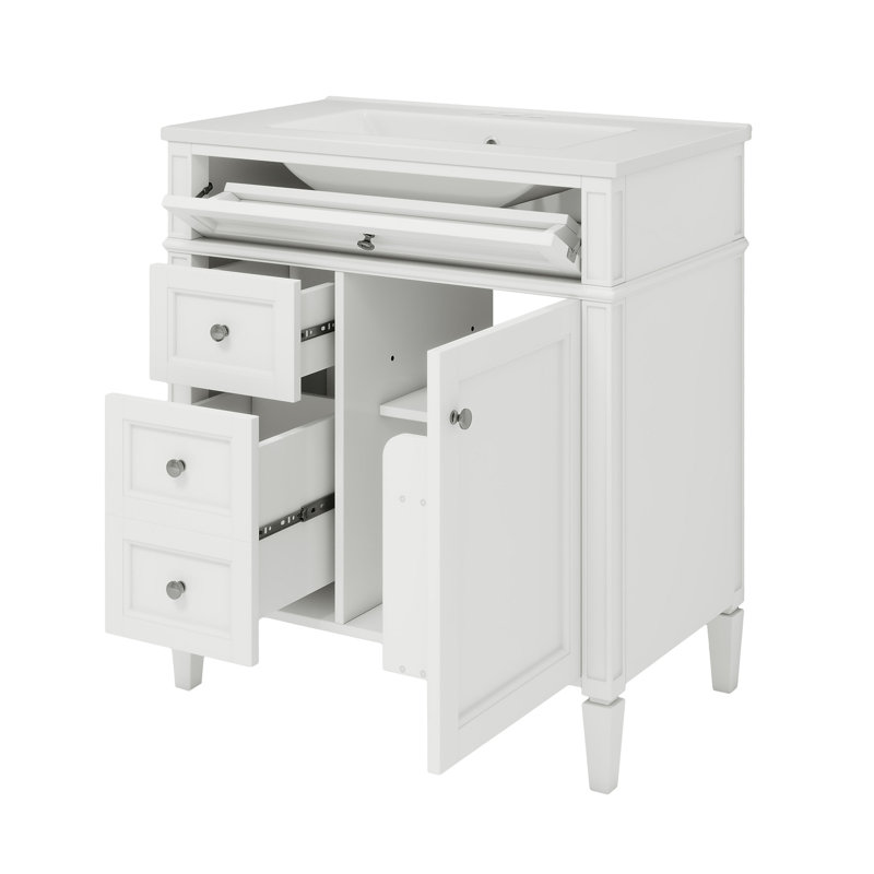 Meuble-lavabo de 30 po avec lavabo supérieur