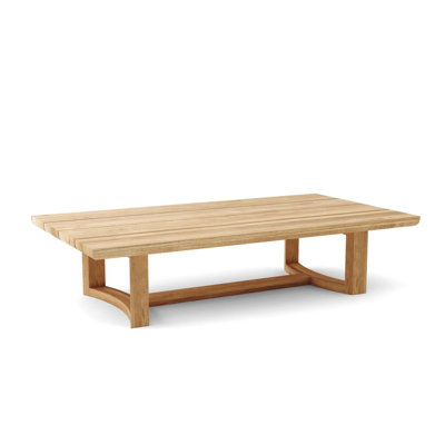 Junus Teak Outdoor Coffee Table , 62'' in. W 33.5'' in. D