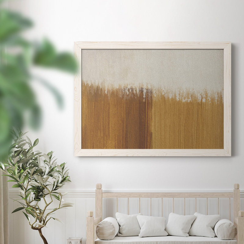 Sundown - Peinture sur toile encadrée, Blanc, H 37,5 po x l 27,5 po x P 1,5 po