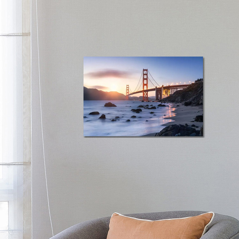 Golden Gate Bridge, San Francisco, Usa by Jan Becke - Wrapped Canvas Print, 66.04 cm H x 45.72 cm W