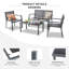 Ensemble de patio complet 4 pièces Arantxa-435213339
