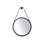 Mosso Round Solid Wood Framed Wall Mirror