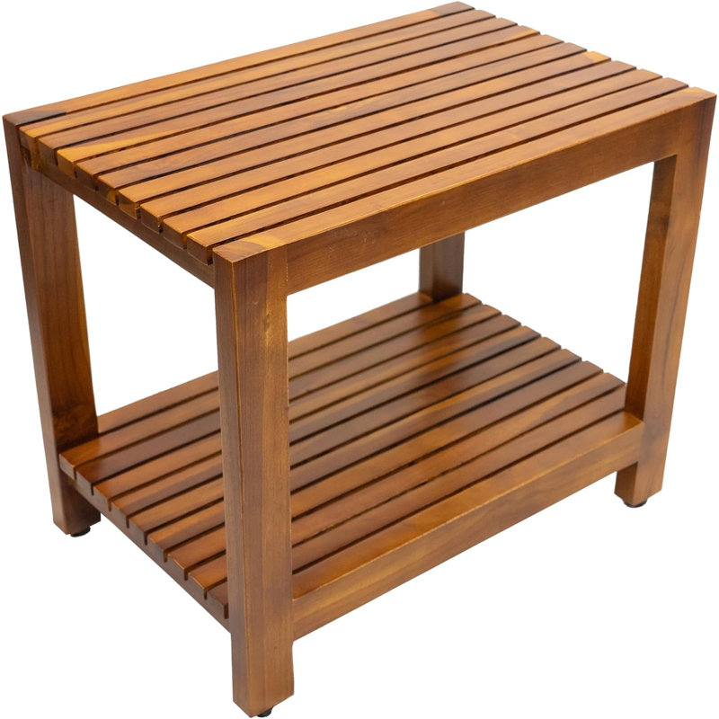 Banc de douche Collinge, H 18 po x l 21,12 po x P 14 po