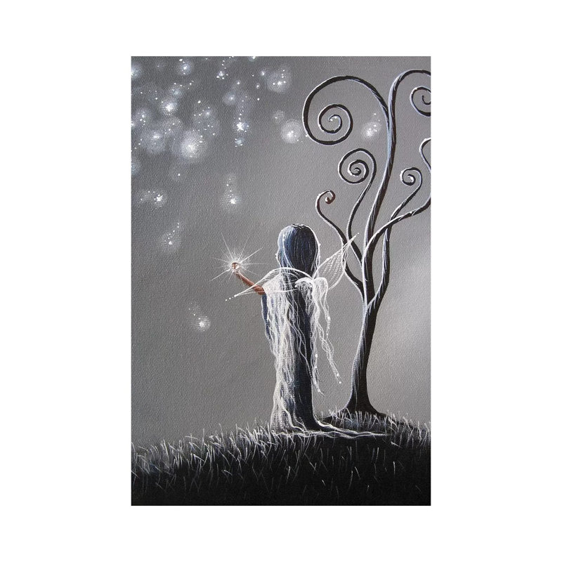 Diamond Fairy - Wrapped Canvas Print, 66.04 cm H x 45.72 cm W x 1.91 cm D