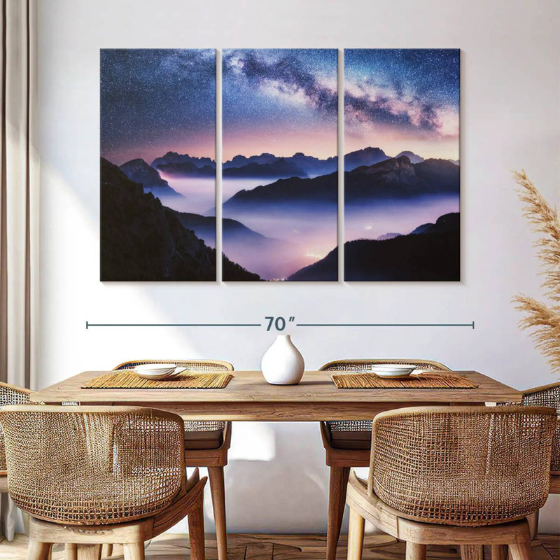 Oberle Bright Starry Night, 42" H x 65" W