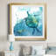Farm Tub Lamb - Peinture encadrée-1741276468-1741276469