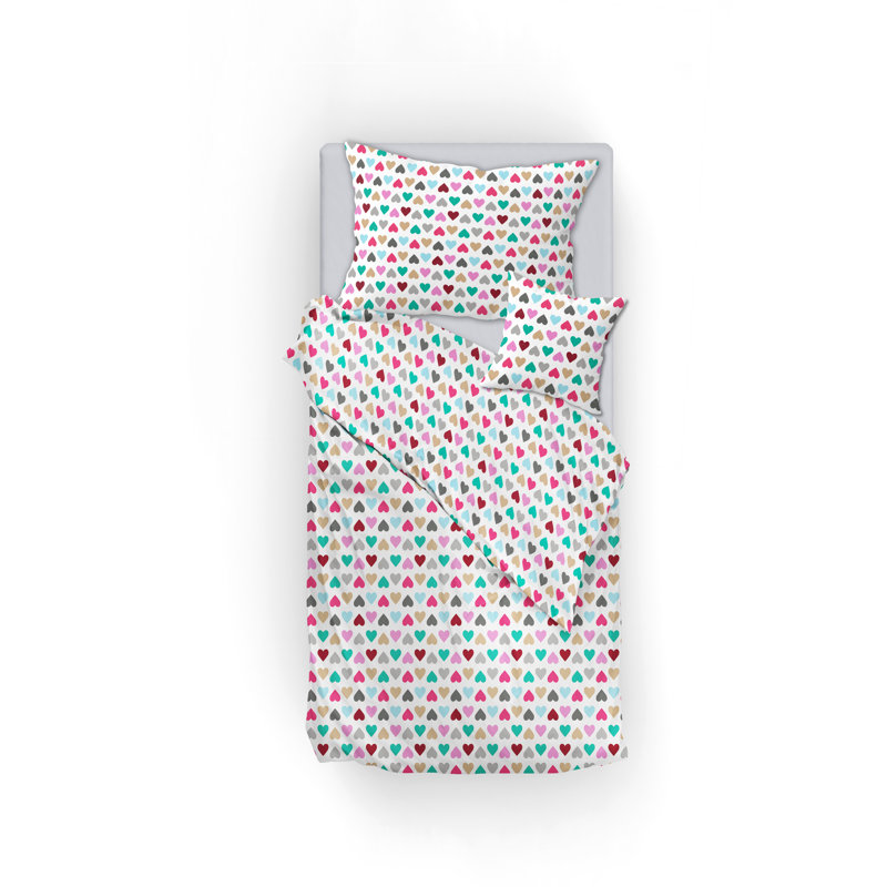 Coulter No Pattern Duvet Cover Set with Pillowcases, 155 x 200cm - 1 Pillowcase (50 x 70 cm)