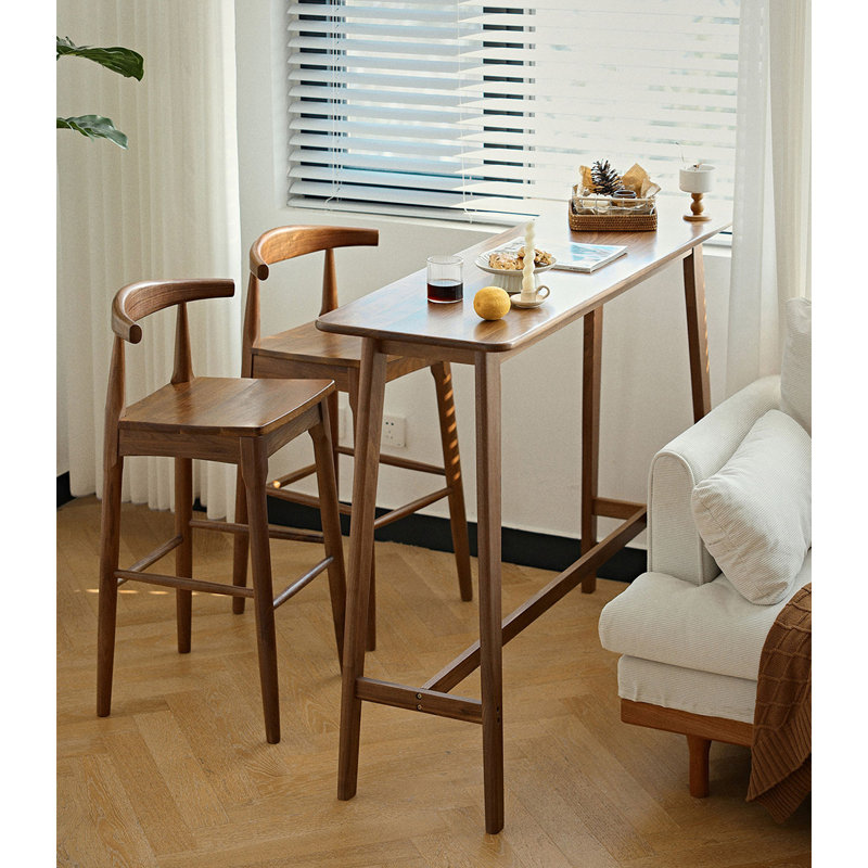 Table de bar Nordic, H 41,34 po x L 62,99 po x l 17,72 po