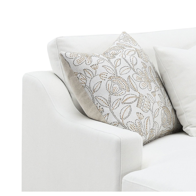 Canapé modulaire en chenille avec 4 coussins Valiant Valiant