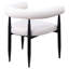 Ensemble de 2 chaises de salle à manger rembourrées Notting Boucle