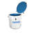 Ice Bath Tub for Athletes, Compatible with Water Chillers, 186Gallon Inflatable Cold Plunge Tub With Insulated Lid, Portable Cold Water Therapy Ice Pod for Recovery (White Blue, 186Gallon)