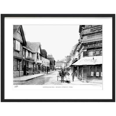 Godalming, High Street 1906 1 Piece Single Picture Frame Wall Art
