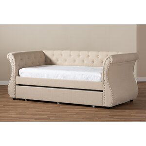 Alcott Hill® Lanning Upholstered Daybed with Trundle & Reviews | Wayfair