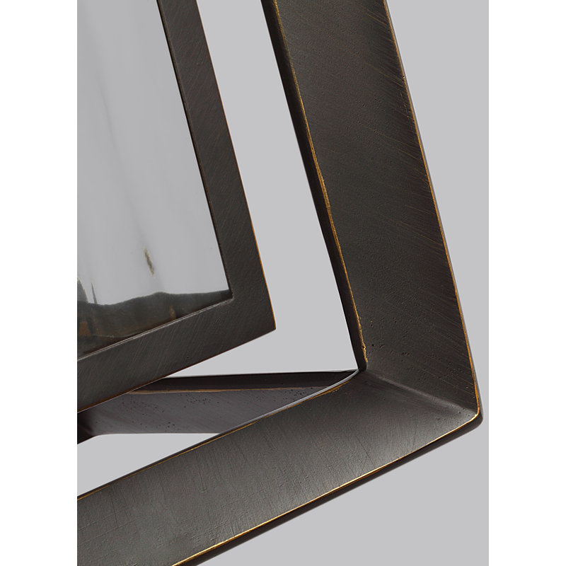 Urbandale Large LED Lantern from Visual Comfort Studio, 16.25" H x 10" W x 8" D