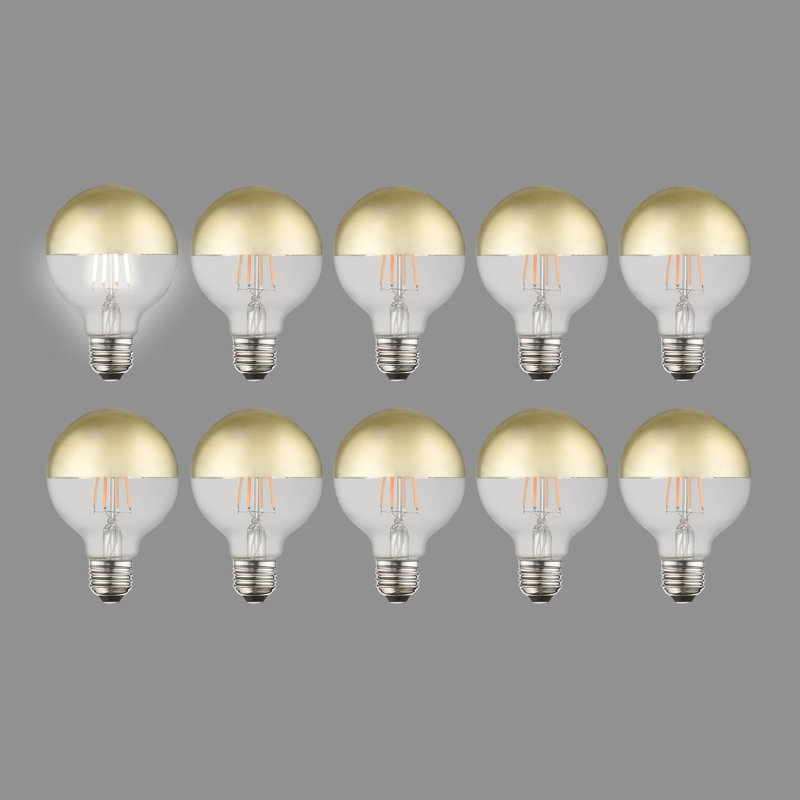 Mcswain 7.7 W G25 E26/Medium (Standard) 3000 K LED Smart Bulb