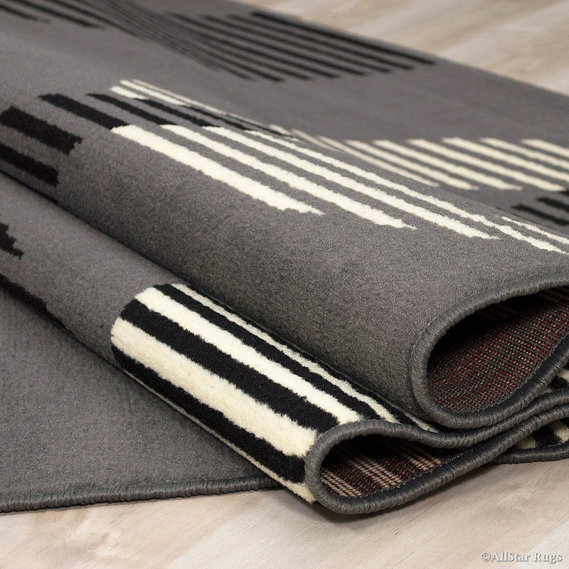 Geometric Indoor Rug, Rectangle 5'2" x 7'1"