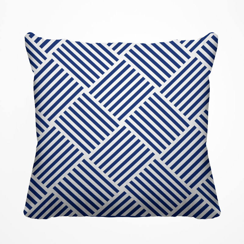 Housse et insert de coussin extérieur Langley, H 15 po x l 15 po, Bleu