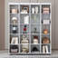 Grand lit escamotable mural avec portes de rangement-954745177