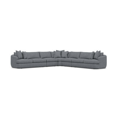 Jules Fabric 5 Pc Sectional