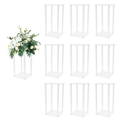 Acrylic Clear Wedding Flower Stand (Set of 10)