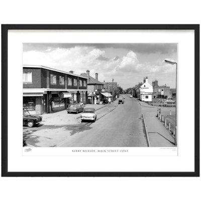 Kirby Muxloe, Main Street C1965 - Single Picture Frame Print