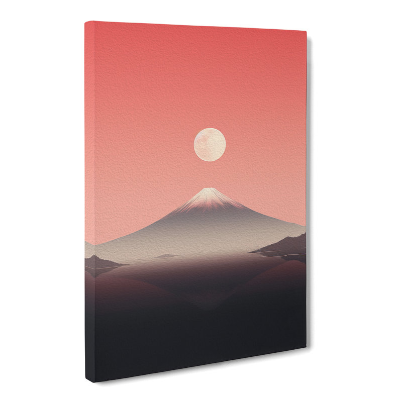 Mount Fuji Minimalism No.2 - Wrapped Canvas, 60cm H x 40cm W x 3cm D