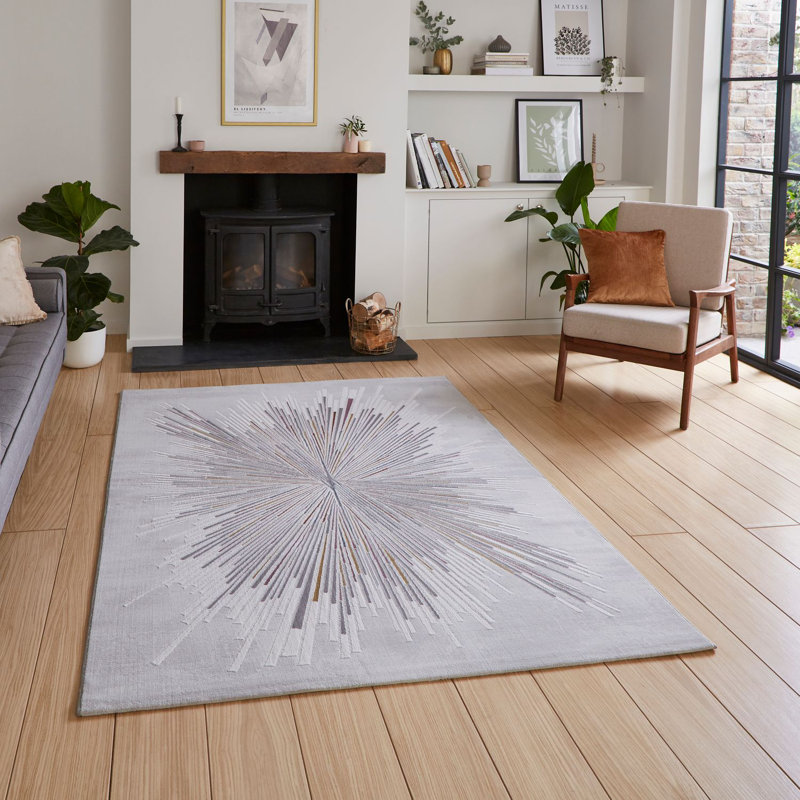 Creation area rug Machine Woven Rectangle Pink, Rectangle 120 x 170cm