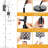 70" Tall Crystal Tree Floor Lamp, With Sparkling K9 Crystal Shade, Rotary Switch, Easy Assemble Lamps For Living Room, Bedroom, Home Office, Girls Room-135777055-135777054