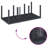 vidaXL Garden Dining Set 9 pcs Anthracite Polypropylene-476595263-476595236-476595239