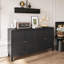 Armoire polyvalente en bois à 4 portes pour organiser différentes pièces