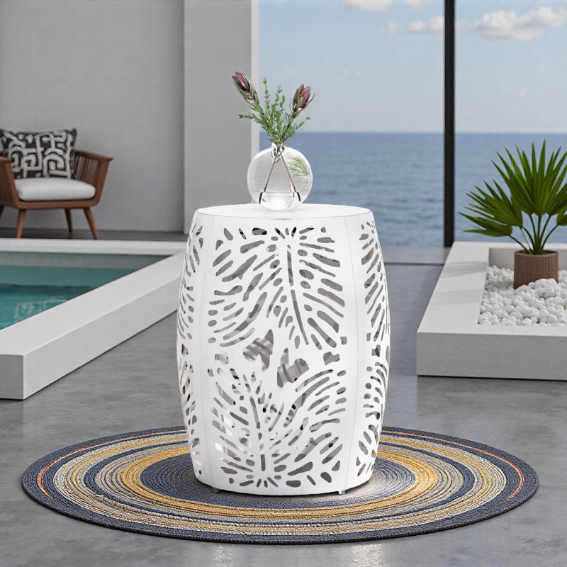 Metal Table -Large, White