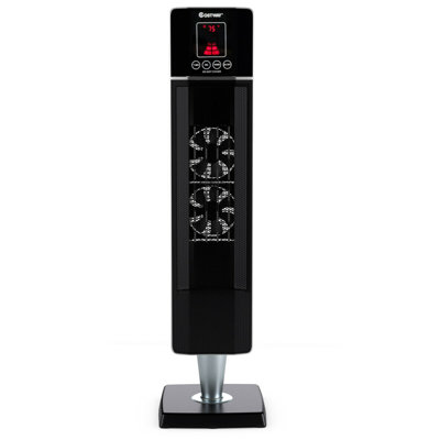 Costway 1500 Watt 5100 BTU Electric Tower Space Heater with Adjustable Thermostat