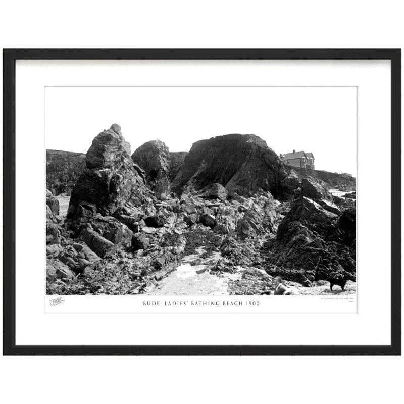 Bude, Ladies - Single Picture Frame Print, 60cm H x 80cm W x 2.3cm D