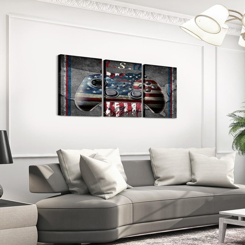 3 Piece Wrapped Canvas Wall Art