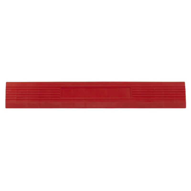 Renate 6 x 40 cm Plastic Singular Tile in Black, Red