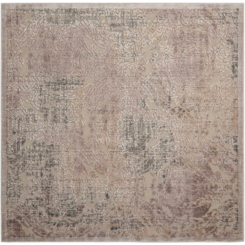 Tapis gris Marty, Carré 6 pi 7 po