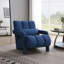 Chaise d'appoint moderne en lin avec coussin confortable