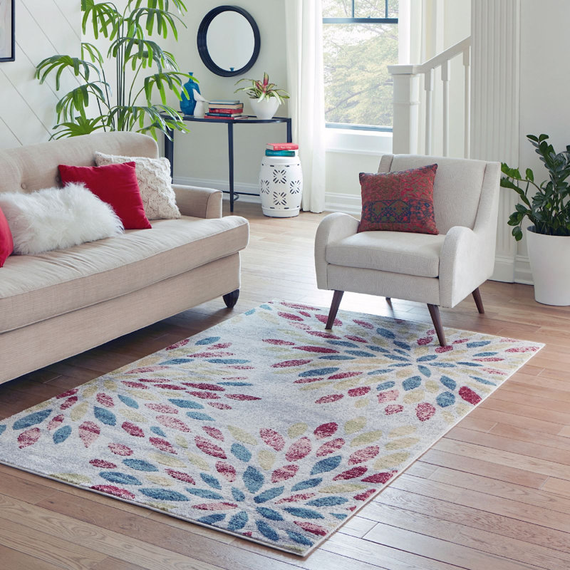 Aamia Abstract Area Rug, Rectangle 9' x 12', Multi