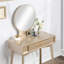 Ensemble de coiffeuse et tabouret Makaly Vanity-1437419081