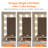 Vanity With Mirror And Lights, Adjustable Color/brightness, White Makeup Desk With 2 Drawers And Stool For Bedroom, Bathroom, Makeup Room