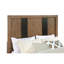 Modern Queen Storage Bed, Ash Brown, Two Drawers, Vertical , Bedroom Management Transitional Brown Lines, Graceful
