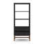 Fiona Bookcase-Black Raffia