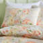 Flourette Cotton Blend Floral Duvet Cover Set with Pillowcases-113466356