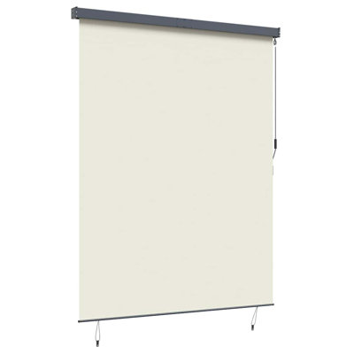Vidaxl Outdoor Roller Blind Striped Fabric