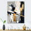 Décoration murale en métal Grey Gold Impressions Transcendent II - Formes abstraites-1215457437
