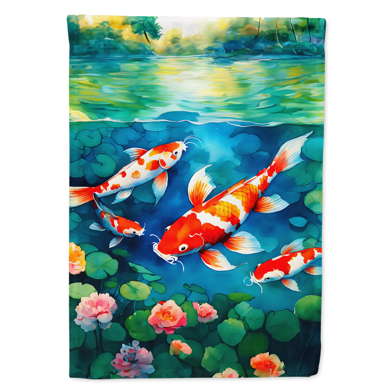 Drapeau de jardin en polyester double face H 15,5 po x l 11,25 po Davidville