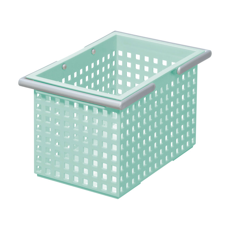 Ensemble de 2 bacs empilables, H 6,14 po x l 10,55 po x P 6,69 po, Gris
