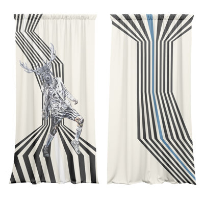 Velvet Blackout Curtain Panel Pair
